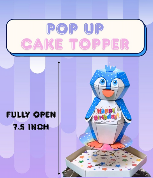 Pop Up Candle Surprise Cake Topper