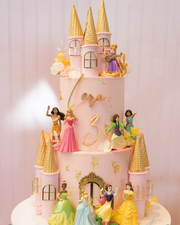 Castle / Princess Theme Doll Toy Set for Cake | 5 Dolls | 3 Inch