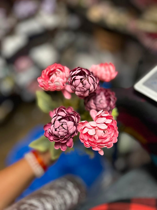 Open Dragon Flower Bunch - 5 cm (6 Flowers per Bunch)