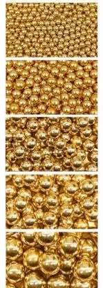 Gold Chrome Sprinkles Mix - Imported Metallic Pearl Dragees