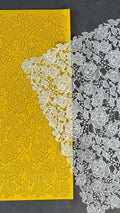 Rose Impression Lace Silicone Mat - 16 x 12 inch Texture Embosser