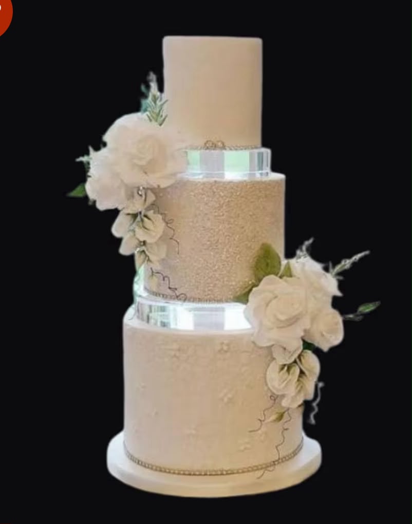 Acrylic Cake Tier Separator - 25mm Thick with 12mm Centre Hole