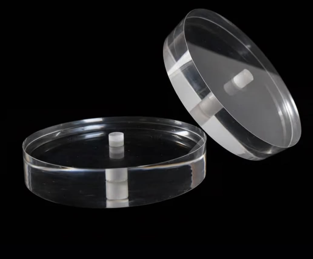 Acrylic Cake Tier Separator - 25mm Thick with 12mm Centre Hole
