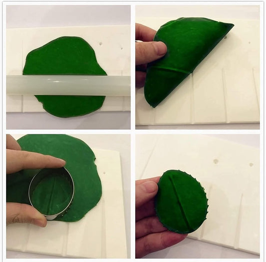 Petal & Leaf Veining Board - Gum Paste Flower Modelling Tray