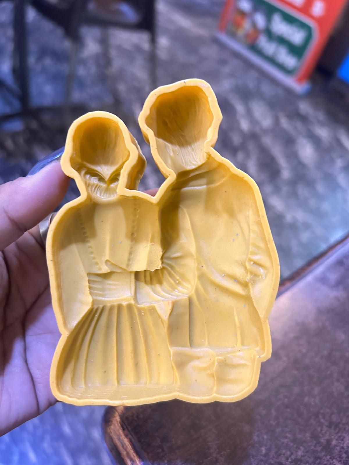 Bride & Groom Couple Silicone Mould - Wedding Cake Topper Mould