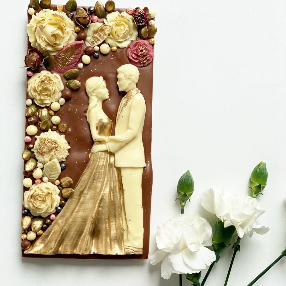 Bride & Groom Couple Silicone Mould - Wedding Cake Topper Mould