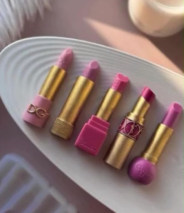 Lipstick Bullet Silicone Mould - 5 Cavity Designer Style