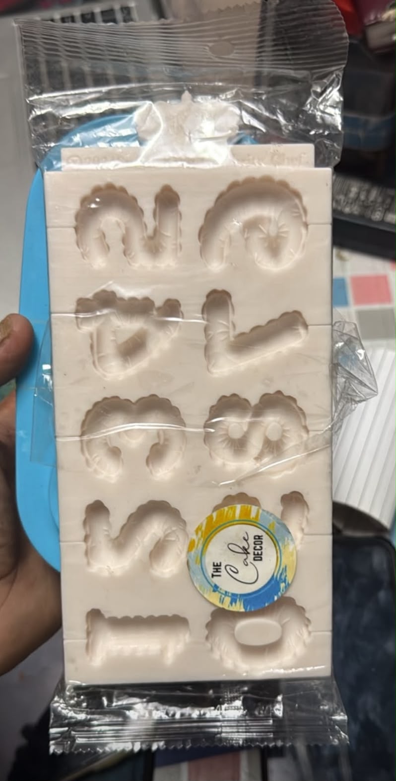 Balloon Number Silicone Mould 0-9 - 2 inch Foil Balloon Style