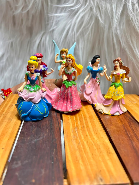 Princess Theme Doll Set | 3.5 Inch | Set of 6 Dolls
