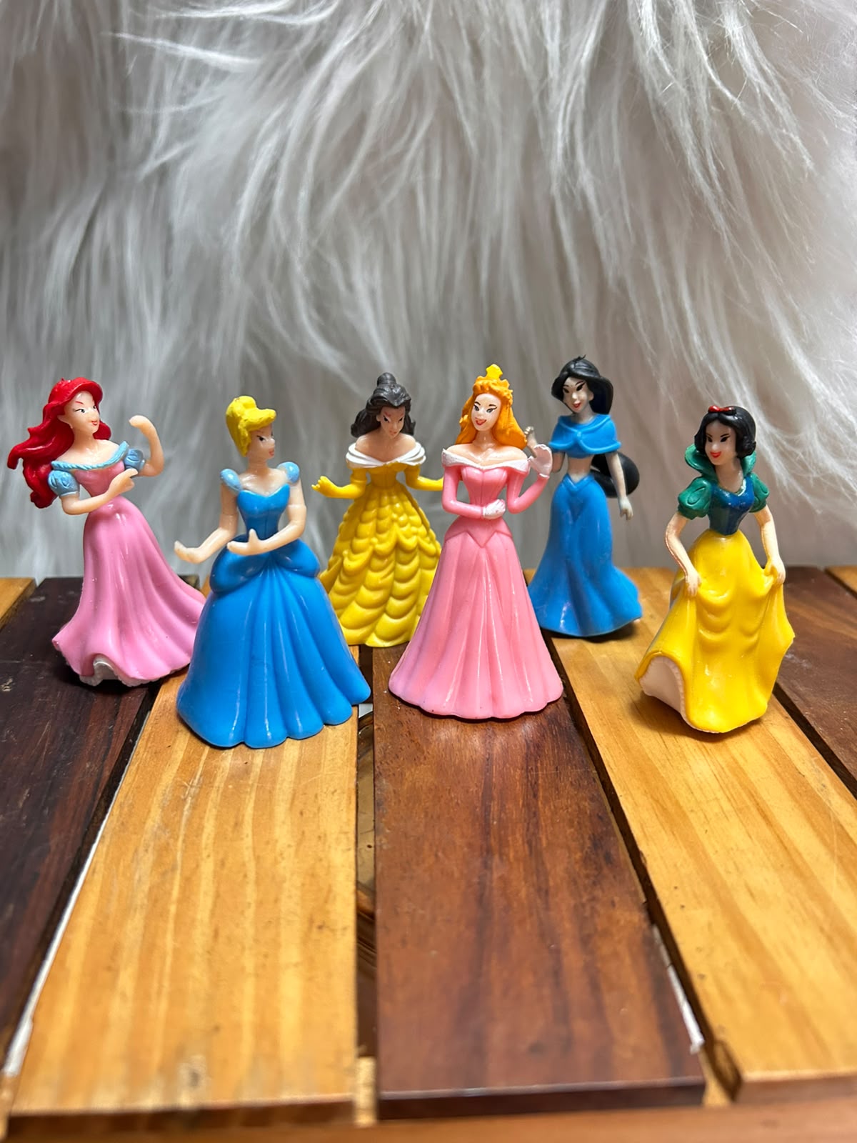 Castle / Princess Theme Doll Toy Set for Cake | 5 Dolls | 3 Inch