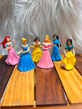 Castle / Princess Theme Doll Toy Set for Cake | 5 Dolls | 3 Inch