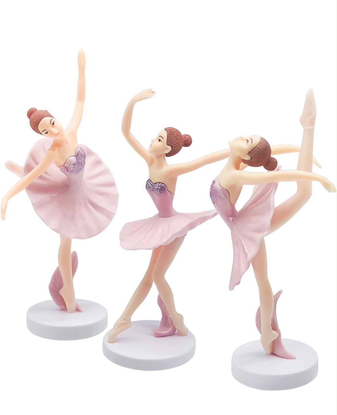 Ballerina Doll Set - 3 Dolls | Cake Decoration & Presentation