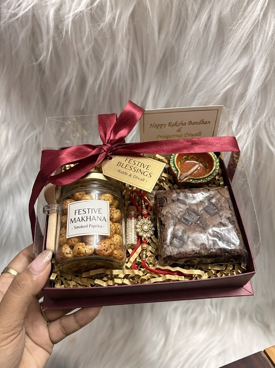 Clear Window Hamper Box 6.5 x 5 x 3.5 inch - Maroon Rigid Gift Box with Transparent Lift-Off Lid, Pack of 5