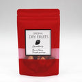 Stand-Up Zip Lock Pouch 10 x 8 inch - 1 kg Matte Red Foil Pouch with Frosted Window for Dry Fruits, Granola, Spices and Hamper Packing