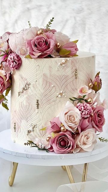 Large Cake Stencil - Ear of Wheat Pattern Sheet for Buttercream Texture, Fondant Embossing, Royal Icing and Airbrush