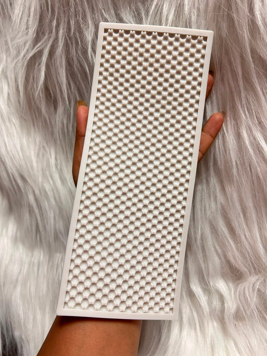 Pearl Lace Border Silicone Mould - Set of 2 Beaded Strips 8.5 x 3.5 inch for Fondant, Gum Paste, Wedding Cakes and Craft