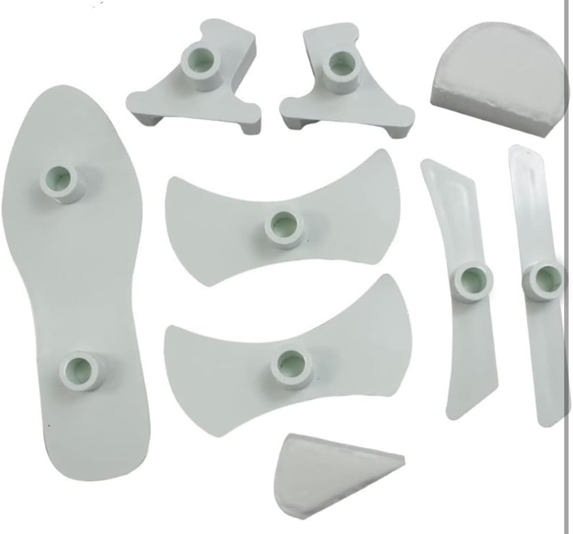 Fondant High Heel Shoe Making Kit - Sole, Heel, Strap and Former Set for Gum Paste Sugar Shoe Cake Toppers