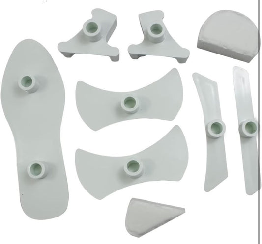 Fondant High Heel Shoe Making Kit - Sole, Heel, Strap and Former Set for Gum Paste Sugar Shoe Cake Toppers