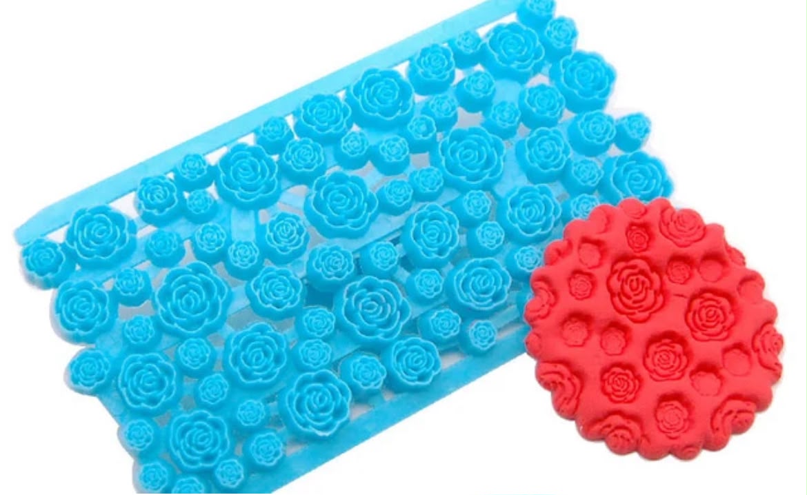 Fondant cake embosser mold flower cookie cutters