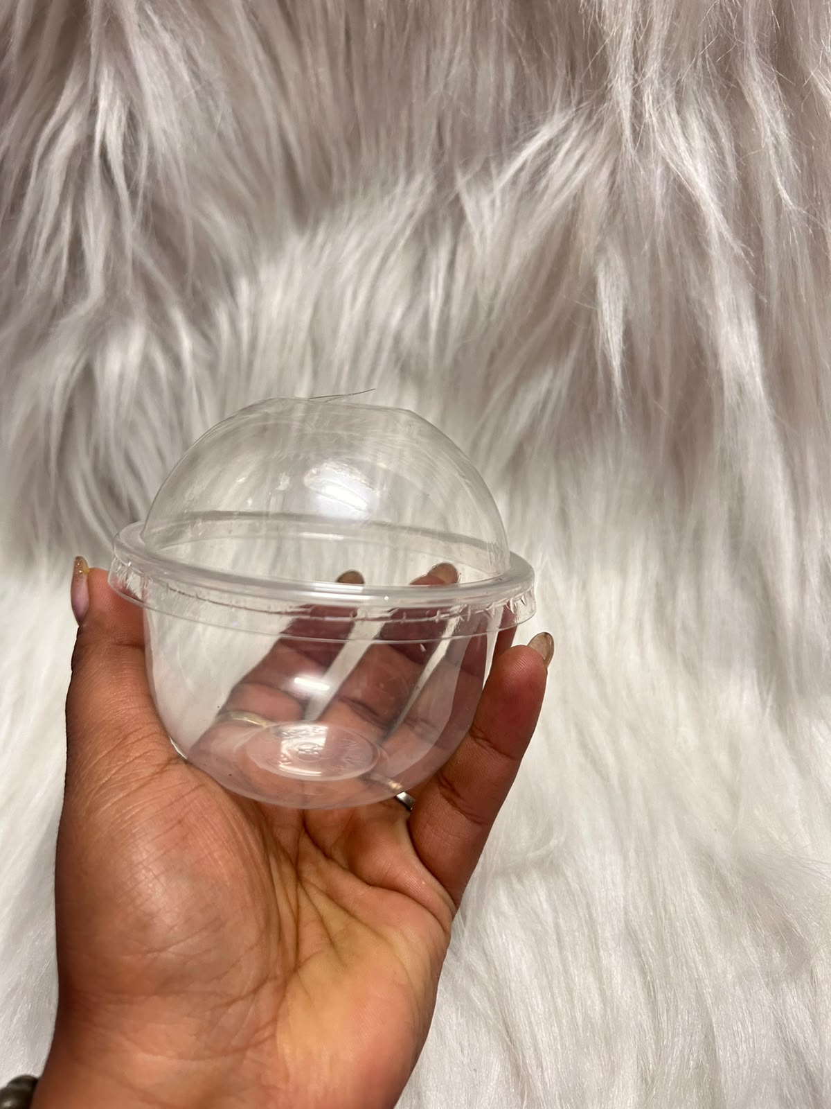 Clear PVC Pudding Tub with Dome Lid - 200 ml Transparent Dessert Container for Mousse, Tres Leches and Layered Desserts