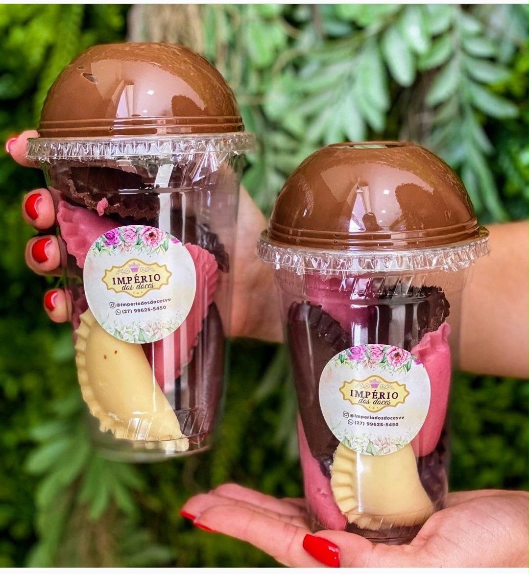 Cookie and Churro Dip Cup 350 ml with Dip Dome and Lid - Clear Snack Cup for Dessert Dips, Fries and Takeaway
