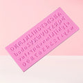 Small Alphabet & Number Silicone Mould - 1 cm Outcome, Long Strip