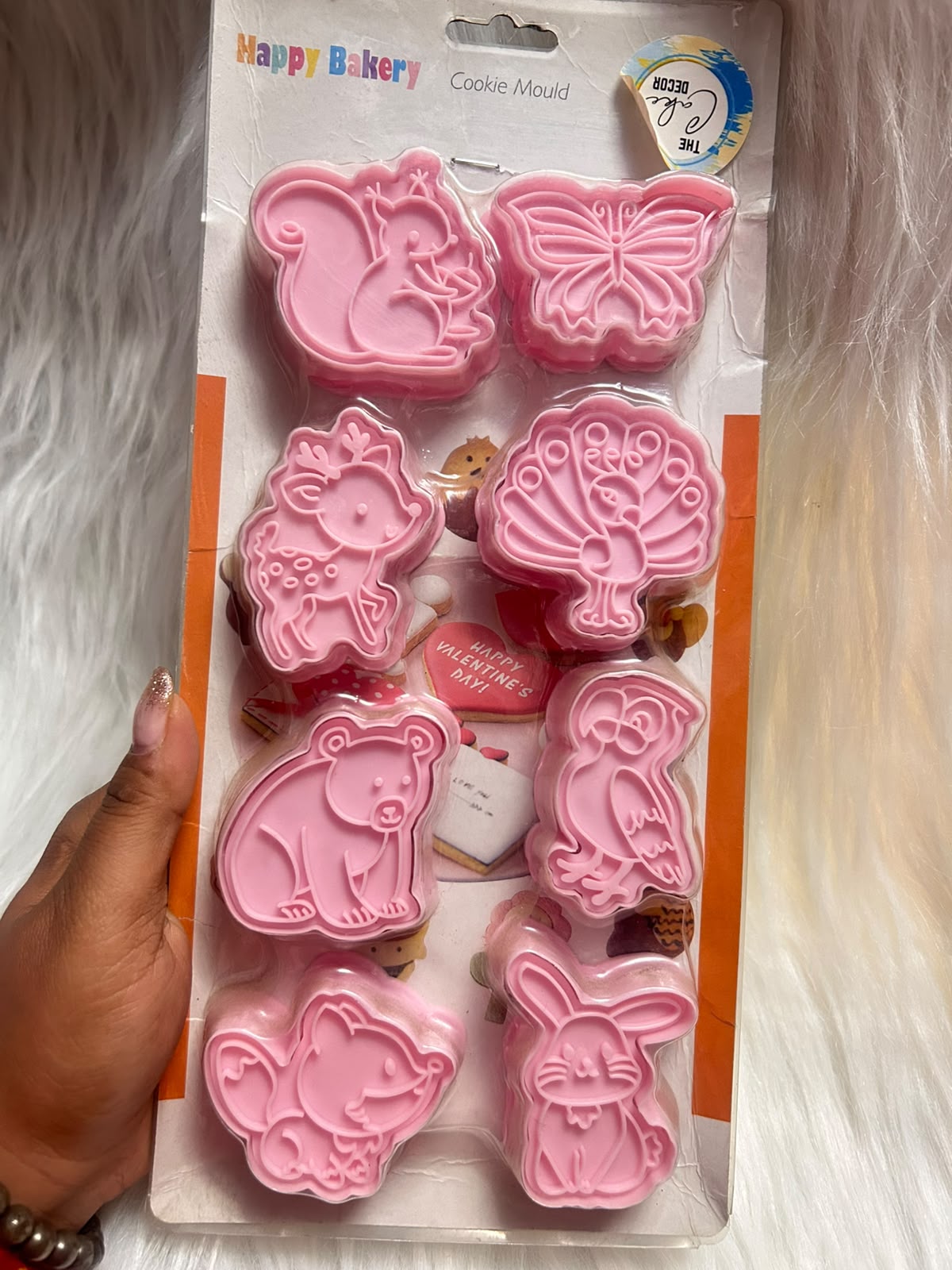 8 Pcs Forest Animal Cookie Cutter and Stamp Set - Two-Part Press Cutters for Biscuits, Fondant and Clay Craft