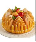 Nordic Ware Cathedral Bundt Pan - Cast Aluminium Cake Mould, Silver