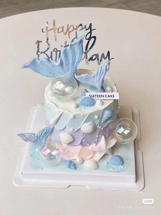 Big Mermaid Tail Silicone Mould - 12 x 7.5 cm Fondant & Chocolate Mould