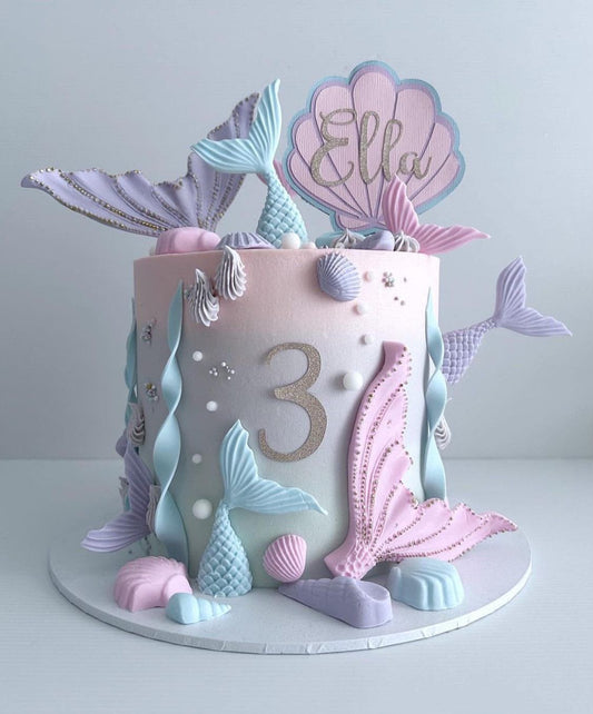 Big Mermaid Tail Silicone Mould - 12 x 7.5 cm Fondant & Chocolate Mould