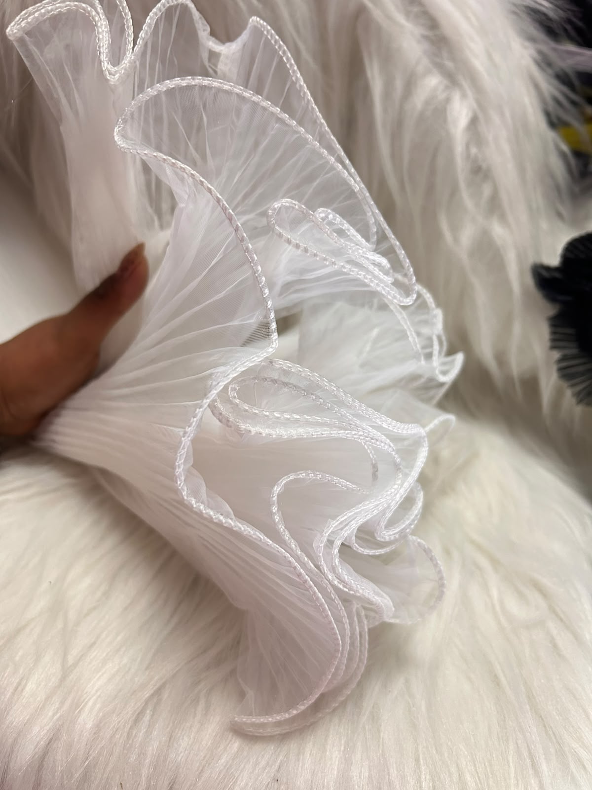Noor Net - Pleated Ruffle Cake & Hamper Wrapping Net, 2.5 Metre