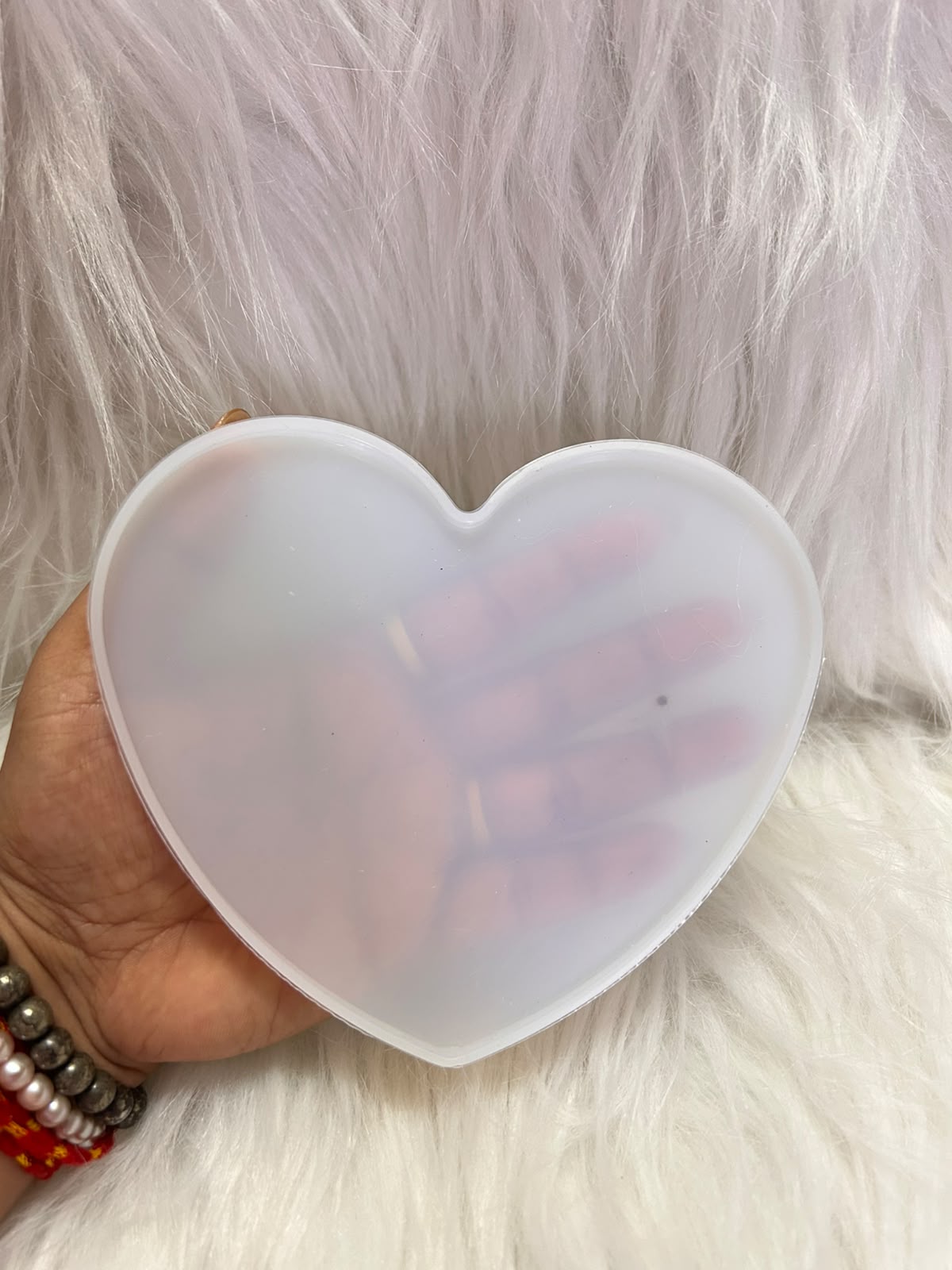 Heart Shape Slab Mould - 6 x 6 Inch Silicone Chocolate & Brownie Slab Mould