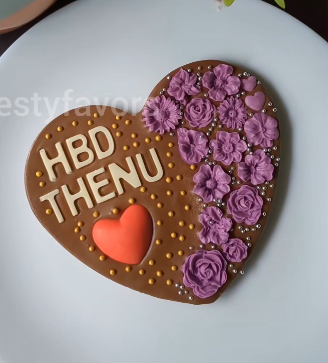 Heart Shape Slab Mould - 6 x 6 Inch Silicone Chocolate & Brownie Slab Mould