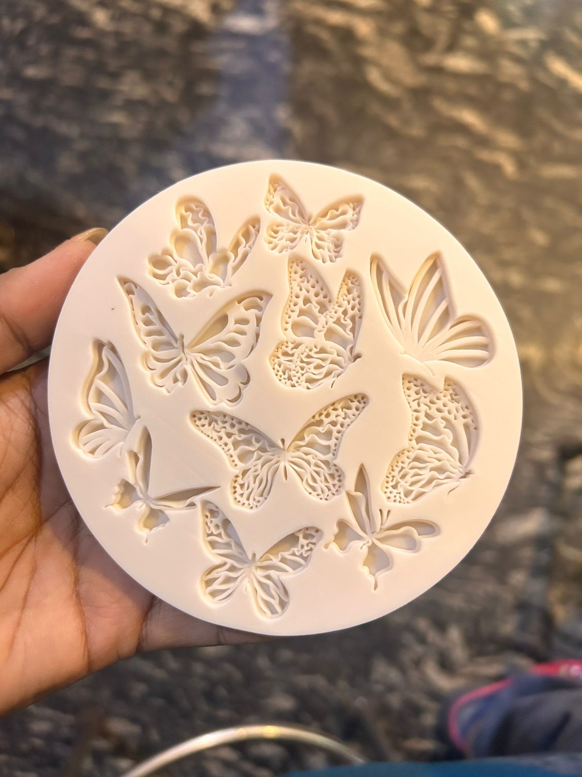 Butterfly Silicone Mould - 11 Cavity Fondant Mould with Realistic Wing Vein Detail