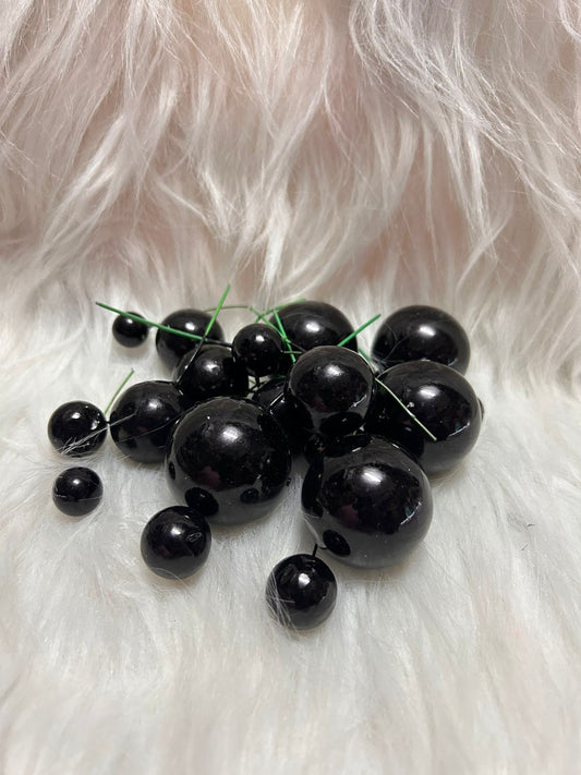 Faux Balls Topper for Cake Decoration - Pack of 20 in 4 Sizes