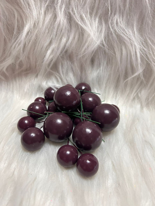 Faux Balls Topper for Cake Decoration - Pack of 20 in 4 Sizes