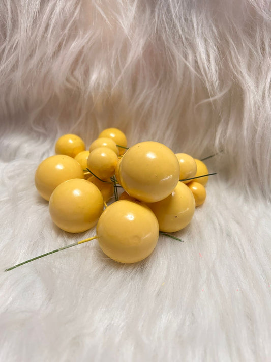 Faux Balls Topper for Cake Decoration - Pack of 20 in 4 Sizes