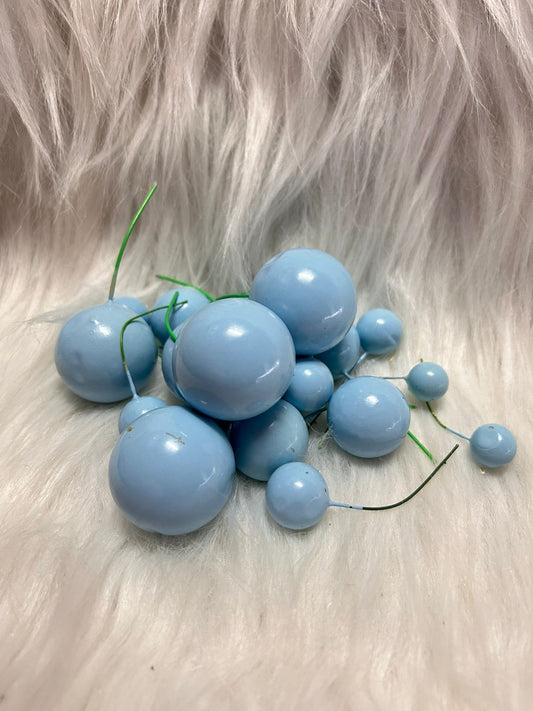 Faux Balls Topper for Cake Decoration - Pack of 20 in 4 Sizes