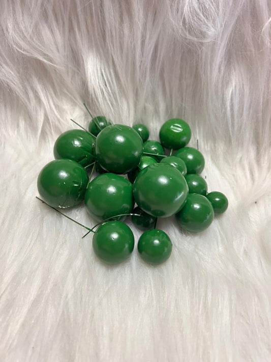 Faux Balls Topper for Cake Decoration - Pack of 20 in 4 Sizes