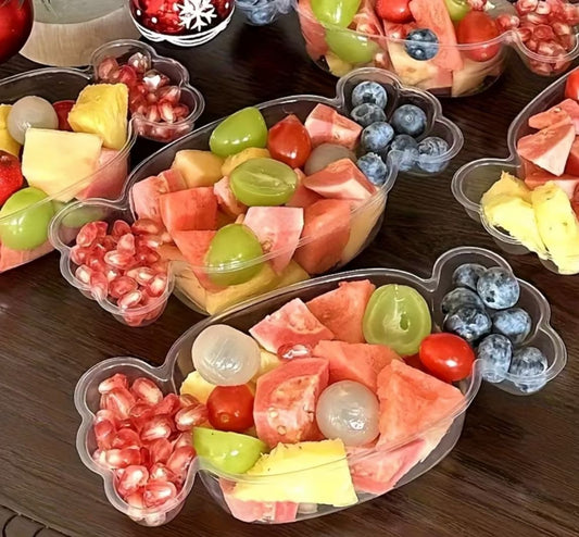 Candy Shape PVC Tub with Lid - Transparent Toffee Shaped Gift and Dessert Box
