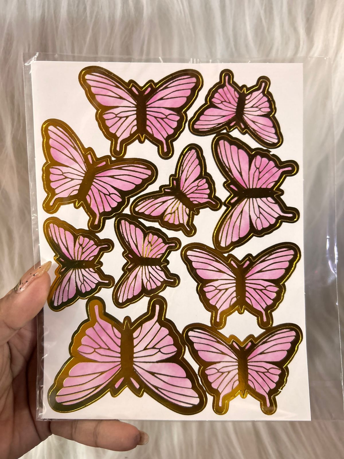 Paper Butterflies for Cake, Hamper and Party Decoration - Pink & Magenta Family