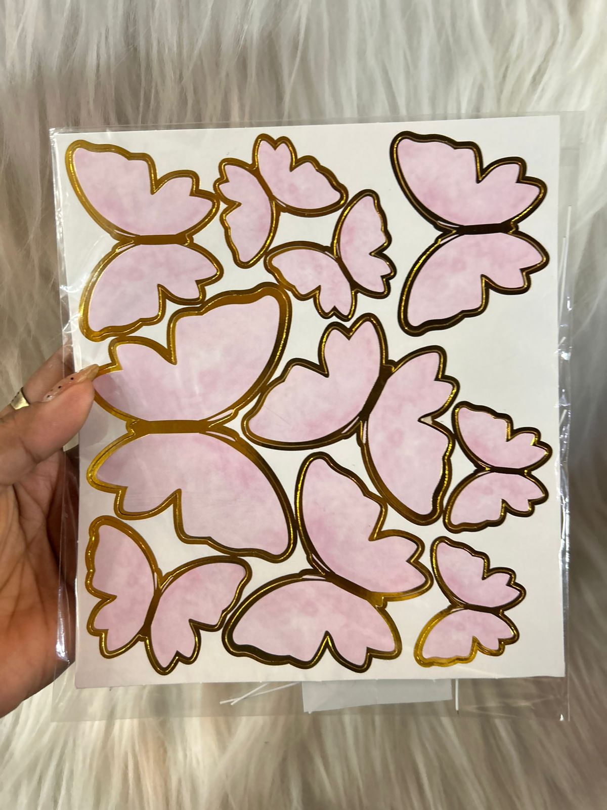Paper Butterflies for Cake, Hamper and Party Decoration - Pink & Magenta Family