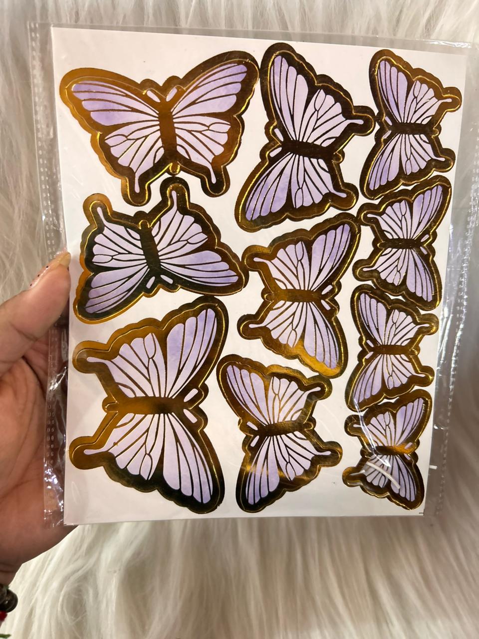 Paper Butterflies for Cake, Hamper and Party Decoration - Purple & Lavender Family