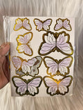 Paper Butterflies for Cake, Hamper and Party Decoration - Purple & Lavender Family