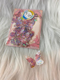 Holographic Crystal PVC Butterflies with Gold Outline - Prism Wing Cake and Craft Decoration