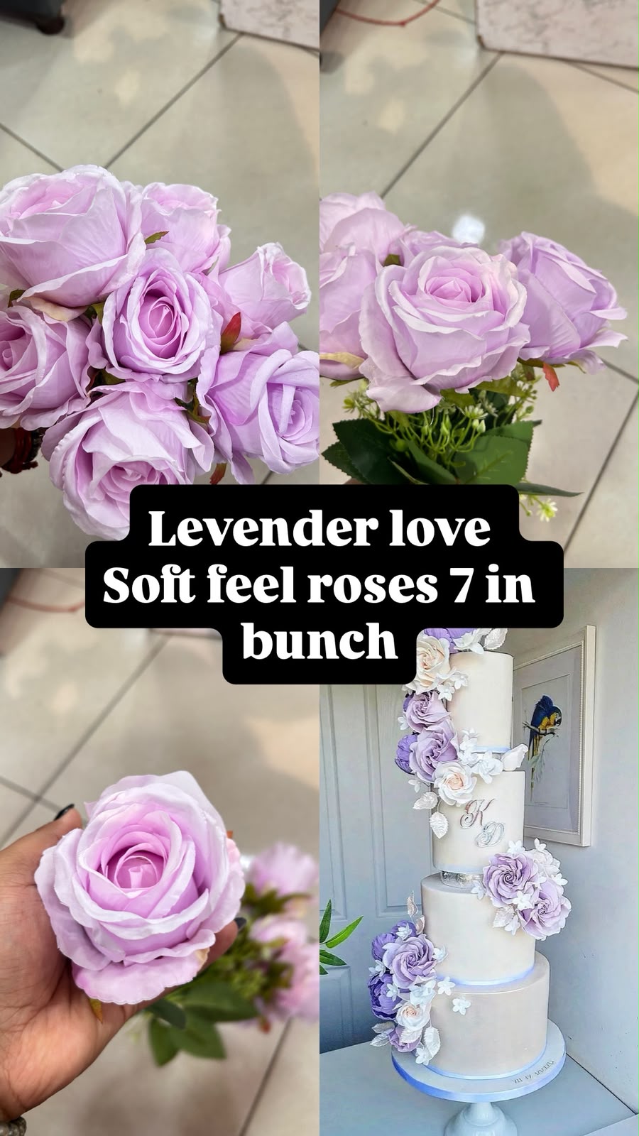 Real Touch Big Rose Bunch - 7 Roses, 8 to 10 cm