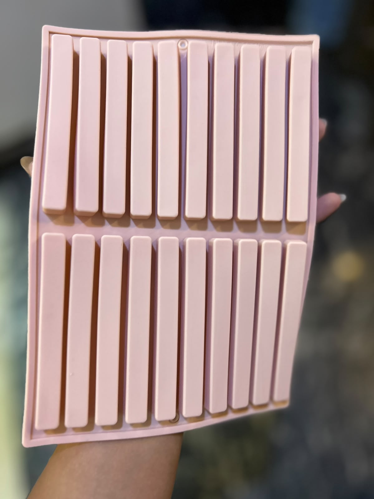 Stick Silicone Mould - 20 Cavity, 4 inch x 1 cm