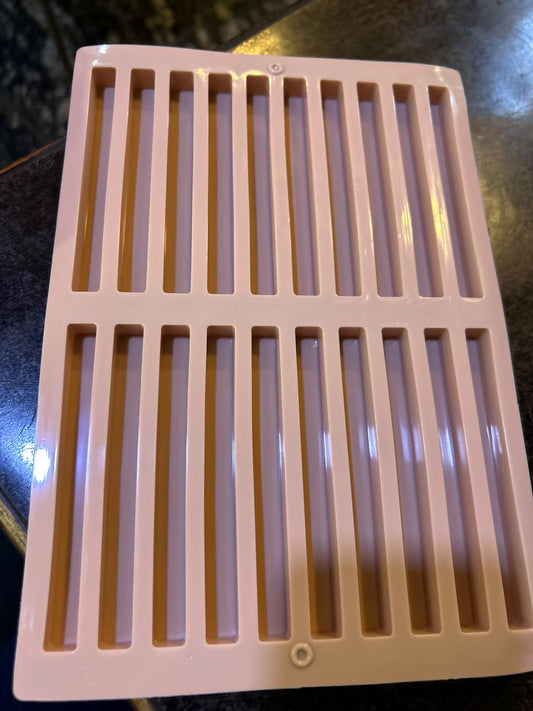 Stick Silicone Mould - 20 Cavity, 4 inch x 1 cm