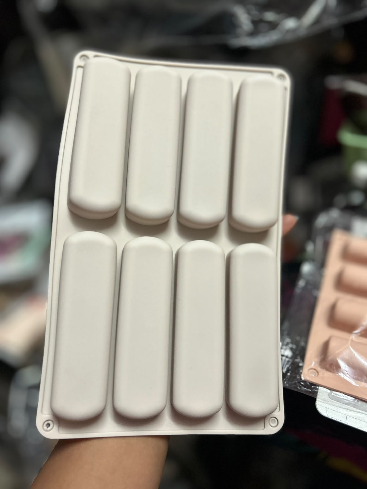 Ladyfinger Silicone Mould - 8 Cavity, Bakeable (Tiramisu Mould)