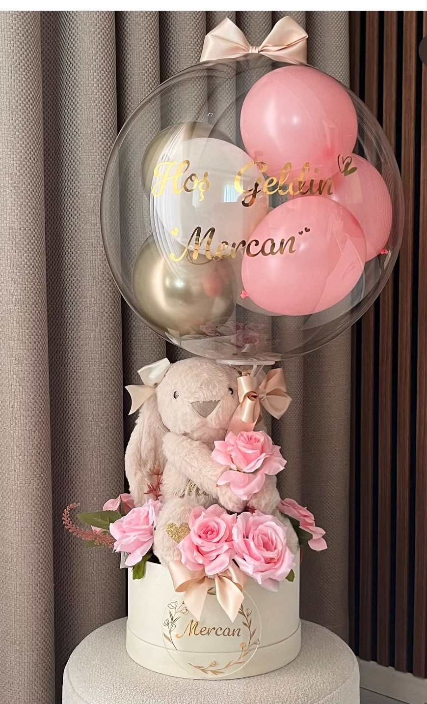 Transparent Bobo Balloon for Stuffed Balloon Hampers - 12 inch and 24 inch